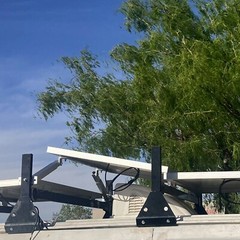 Solar Panel Mounting Brackets Kit System Aluminum Adjustable For Roof RV Boat