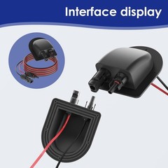 Waterproof Solar Cable Gland Entry Housing Solar Junction Box Fit for roof Pa…