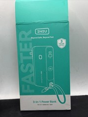 INIU Portable Charger, 10000mAh 30W Fast Charging Power Bank, Built-in USB C Cab