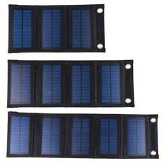 4.5/6/7.5W Folding Solar Panel Blanket Flexible Solar Mat Polysilicon Power USB