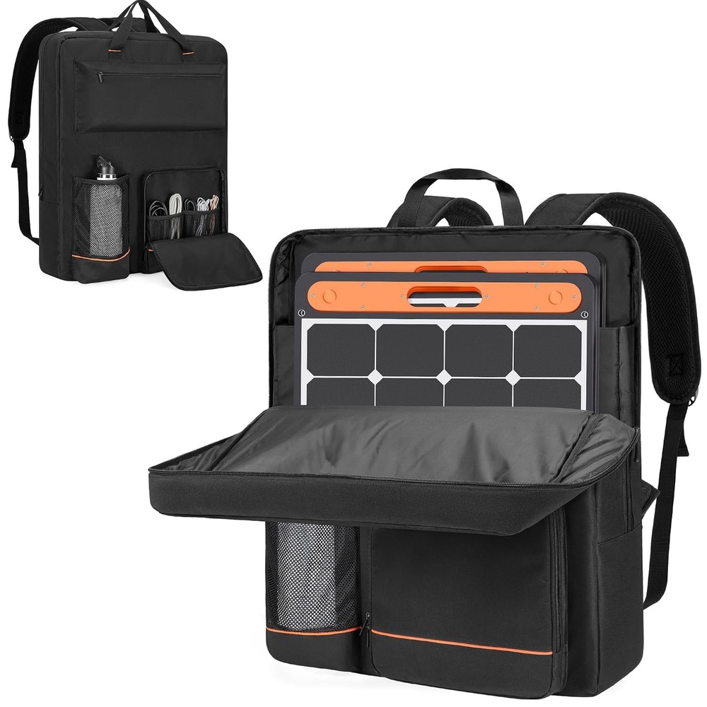 Solar Panel Storage Bag Compatible with Jackery SolarSaga 100W Travel Backpack