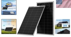 25% Efficient 100W Bifacial Solar Panel – Perfect for RVs & Off-Grid Systems