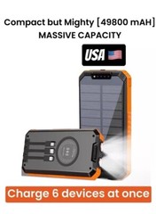 Portable Power Station Solar Generator Power Bank Outlet Emergency OFF GRID LIVE