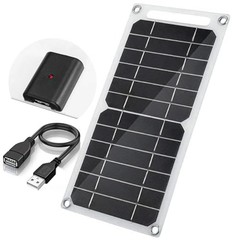 Mini 5V 6W USB Solar Panel, Portable 5 Volt 6 Watt High Efficiency