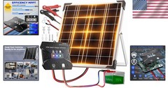 High-Efficiency 20W Solar Panel Kit | Smart MPPT Controller