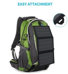 Renogy E.FLEX 21 Watt Foldable Waterproof Solar Panel with Kickstand, Black