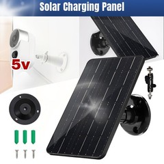 30W Solar Panel for CCTV Camera Security Cam USB C Power Outdoor Battery Charger
