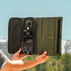 2 Panel Solar Charger (B-Stock)-camping and outdoor use.Generate power anywhere