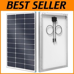 RNG-100D-SS 100W Monocrystalline Solar Panel 12V Charger