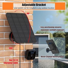 3 Pack Solar Panel for Blink Outdoor 4(4th Gen)/Blink XT/XT2 and Blink Outdoor