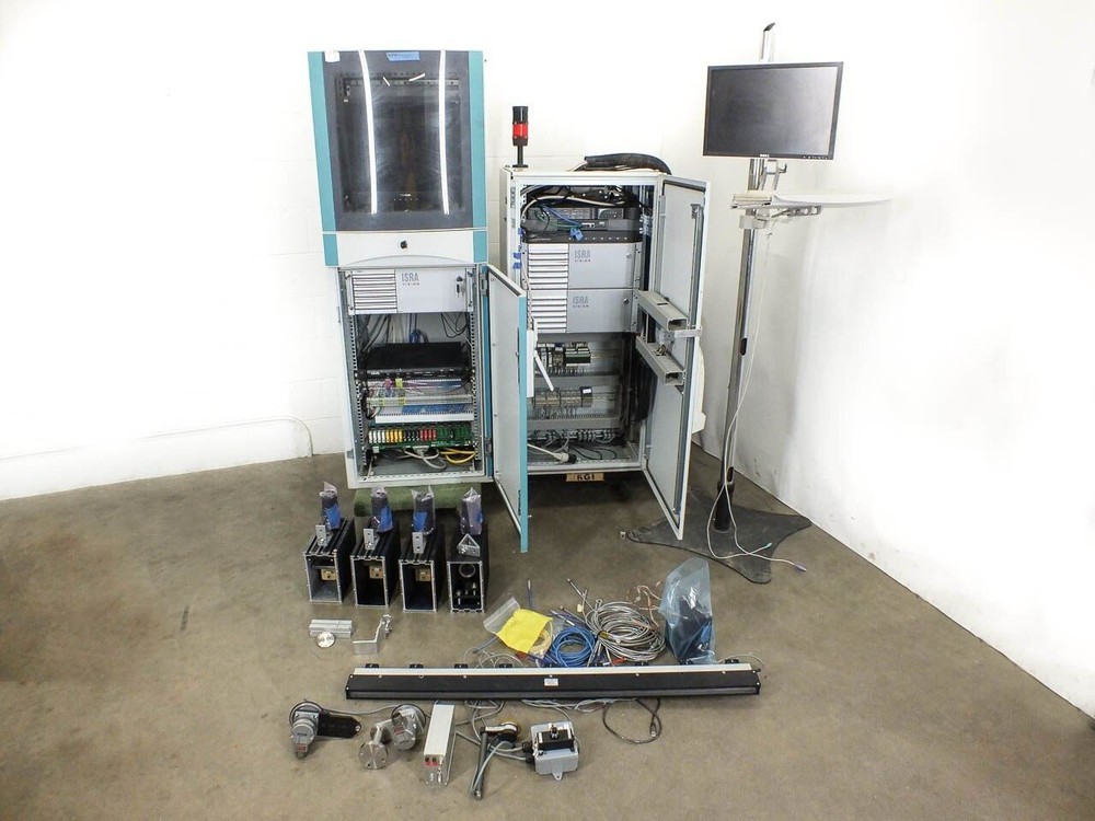 ISRA Vision 4-Camera Surface Defect Inspection System Solar Panel QC w/
