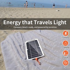 20W Solar Panel USB Micro Solar Panel Quick Charger For Mobile Phones Outdoor