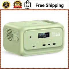 BLUETTI EB3A Portable Power Station 200W 600W Peak 128Wh Solar Generator Green