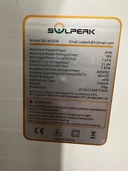 SOLPERK 30W 18V Solar Panel
