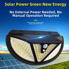 Energy Efficient Solar Sensor Light for Outdoor Wall Garden Pathway Setup