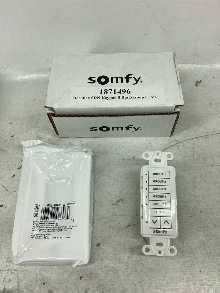 Somfy DecoFlex 8 Button Keypad and Control Board