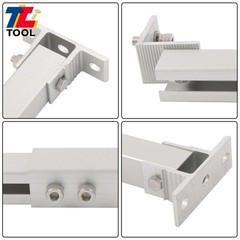 2 Set Solar Panel Tilt Mount Brackets Durable Aluminum Stand for RV Boat Camper