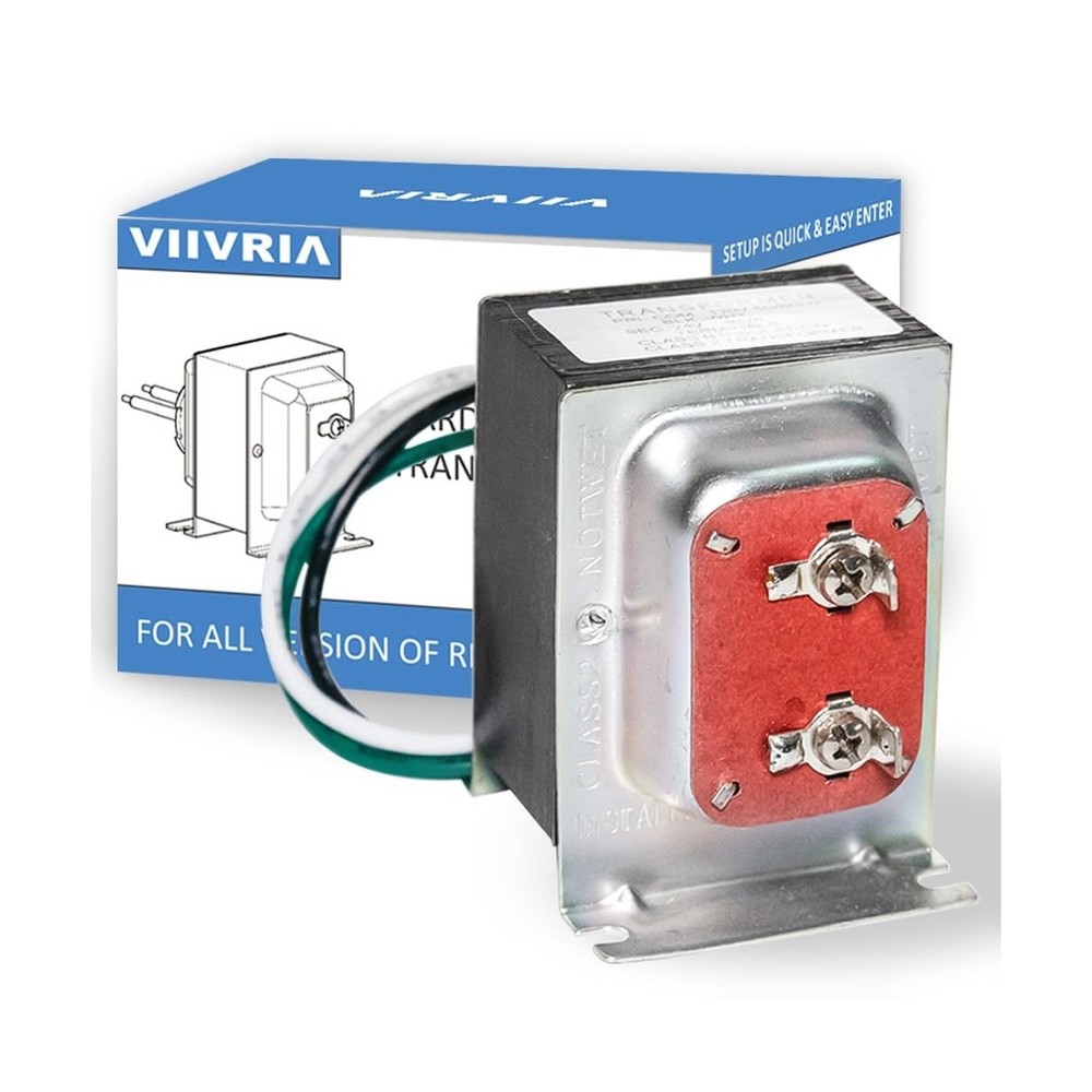 VIIVRIA 24V 40VA Doorbell Transformer – Heavy-Duty Copper Core … USA FAST SHIP