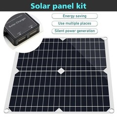 200 Watts Solar Panel Kit 100A 12V Battery Charger w/ Controller Caravan Boat RV