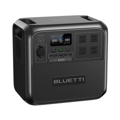 BLUETTI AC180 1800W 1152Wh Power Station+560W Alternator Charger for Road Trip