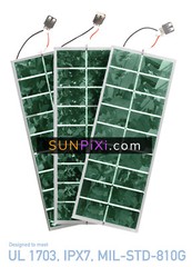 Mini Colored DIY 5v Solar Panel USB Cellphone 224 x 84mm 8.8×3.5 in. MULTIPACK