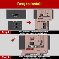 Generator Interlock Kit with Siemens and Murray, ECSBPK03 Mechanical Interloc…