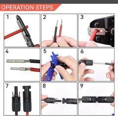 HKS Solar PV Cable Crimping Tool for Solar Connectors, AWG14-10