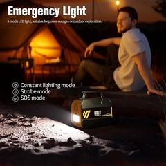 VTOMAN FlashSpeed 300 Portable Power Station 70000mAh, Only 7.4lbs with 7 Outlet
