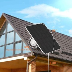 Waterproof Solar Panel for Ring Stick Up & Spotlight Cameras | 9.8ft Cable