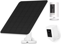 Waterproof 5W Solar Charger for Ring & Wyze Cameras with 9.8ft Cable