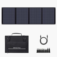40W Portable Solar Panel Foldable DC USB Camping Charger For Phone Power Station