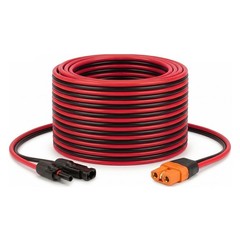 MOOKEERF Solar to XT60i Cable 10AWG 20FT Solar Panel to XT60i Adapter Connect…