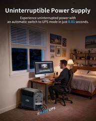 ABOK Ark3600 Portable Power Station, 3840Wh LiFePO₄ Solar Generator, Home Use RV