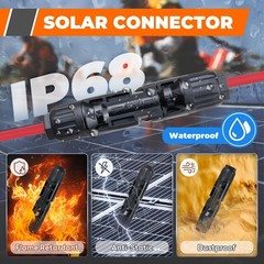 30PCS Solar Crimper Tool Kit – Crimping Tool, Wire Stripper, 25 Pairs Solar C…