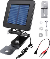 6V Solar Panel Charger Adjustable Mounting Bracket Alligator Clips 6V