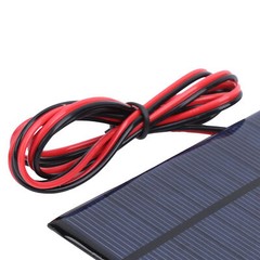 2Pcs Mini Solar Battery Module With 1Meter Cable Hand Operated Supplies DC 12V