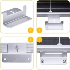 mounting z Bracket for 100w 150w 200w 300w Solar Panel, Supporting for RV, Ro…