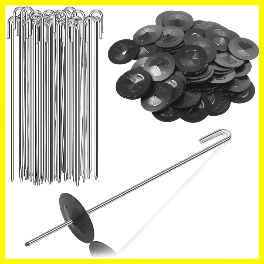 Solar Panel Bird Guard Clips, 100 Sets Stainless Steel J Hooks for Wire | Sta…