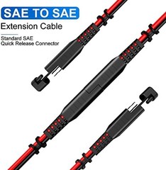 ELECTOP 15ft 10AWG SAE Extension Cable with Quick Connect Disconnect SAE Power C