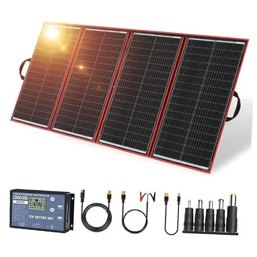 300W Foldable Solar Panel Kit for 12V Batteries & Power 300 12V 15.2lb