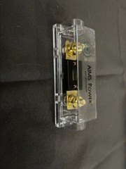 AIMS Power ANL Fuse Holder Clear Cover High Current Fuse Block w/ 200A Fuse