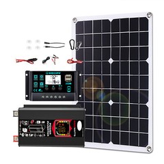 6000W Solar Generator 500W Panel 12V DC to 220V110V Inverter 100A ControllerNZ