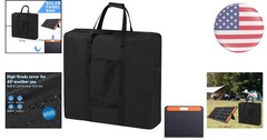 Durable Dustproof Solar Panel Carry Case – 600D Oxford Fabric, Black 21.7»