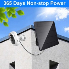 Solar Panel for Ring Spotlight Camera Security Cam Battery Charger Outdoor 13FT