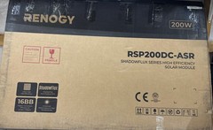 Renogy Solar Panel 200W Watt 24V Monocrystalline PV Off-Grid Power Module