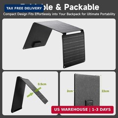 ALLPOWERS 21W 5V Foldable Solar Panel Charger, SP001 Solar Charging Kit with 5V