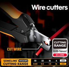 Crimpadora solar 14–10 AWG para conectores de cables de paneles solares