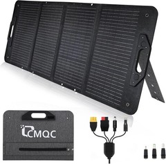 CMQC 100 Watt Portable Solar Panel ~ 18V Foldable Lightweight ~ L100W *5764D1S