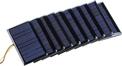 10Pcs 5V 60mA Mini Polycrystalline Solar Panels Cells 68mmx37mm/2.67″x1.45″ f…