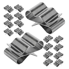 30Pcs Reusable Wire Clips Stainless Steel Cable Clips for Solar Panel Wiring